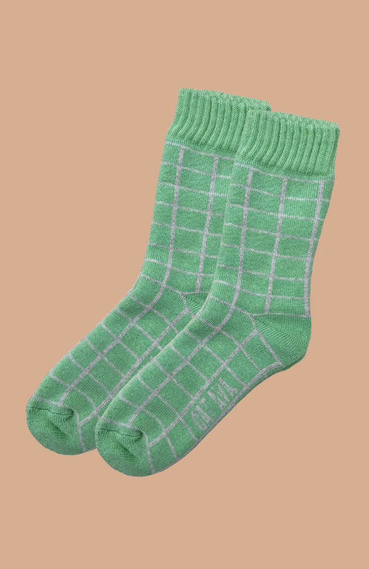 winter socks matcha-natur