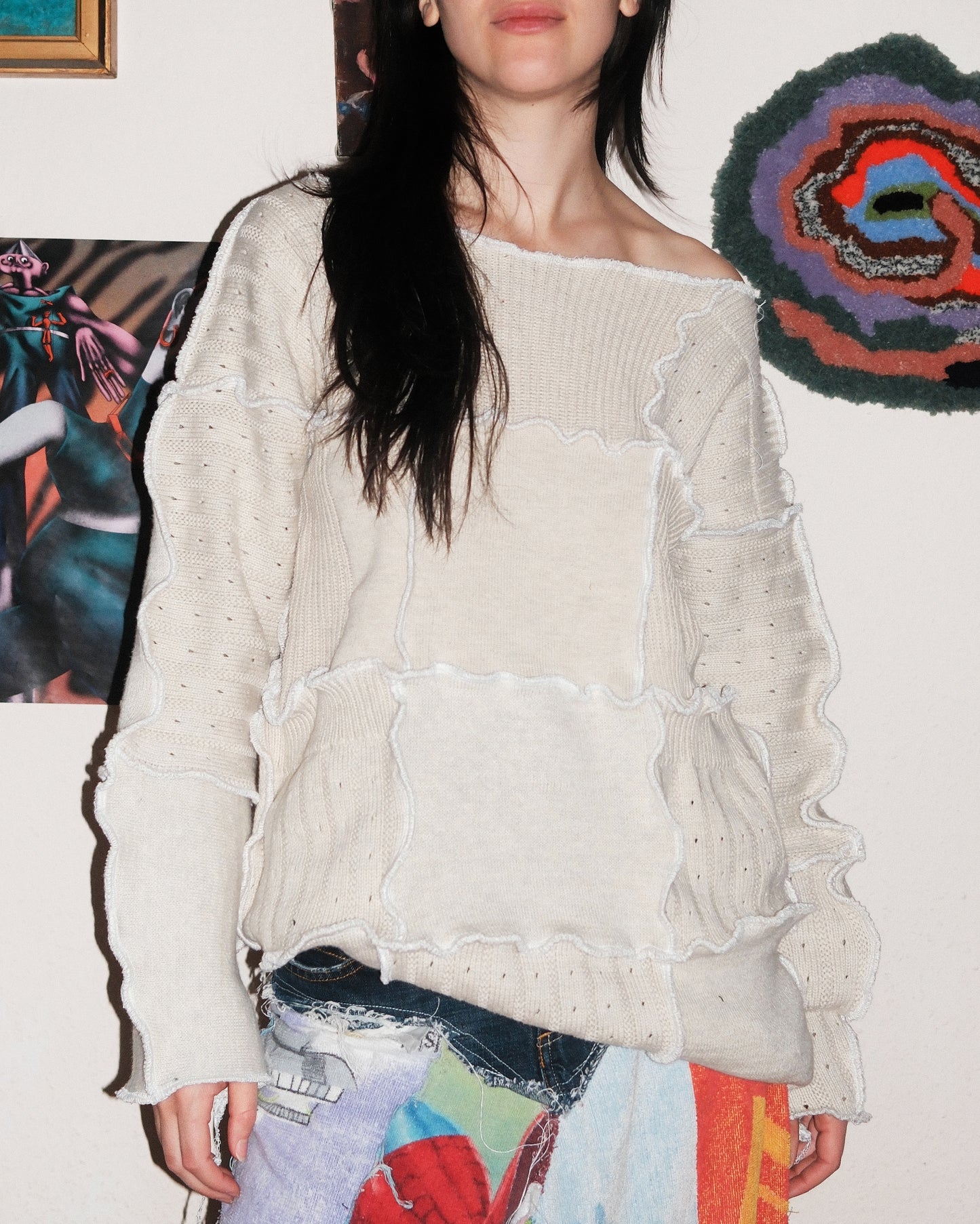 x BORBALA collab jumper long / natur