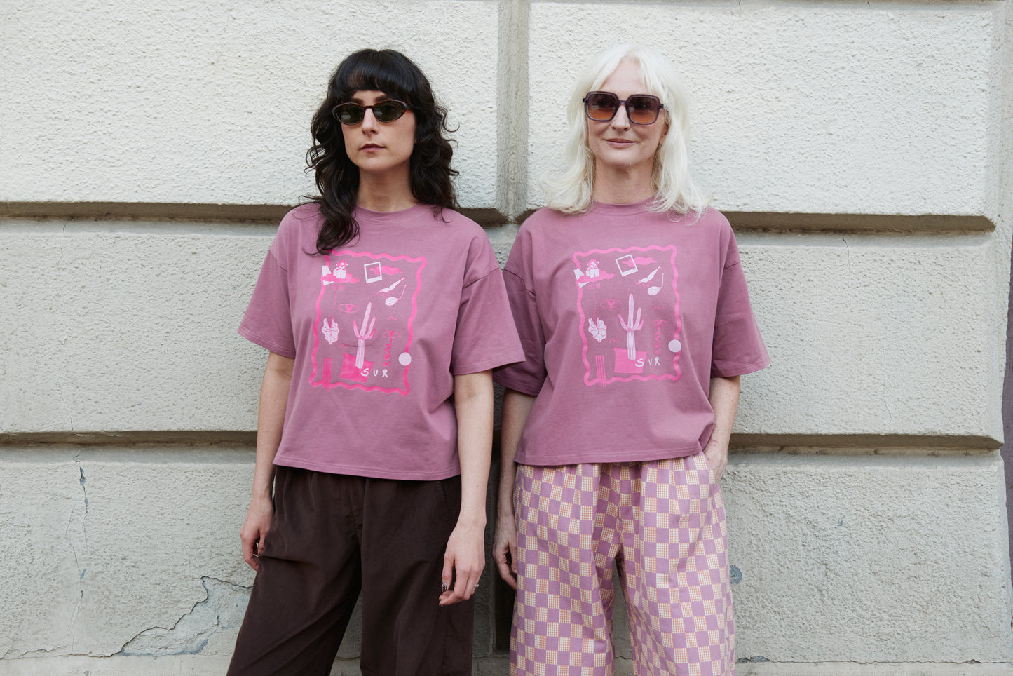 Polaroid days T-shirt mauve - launch in May