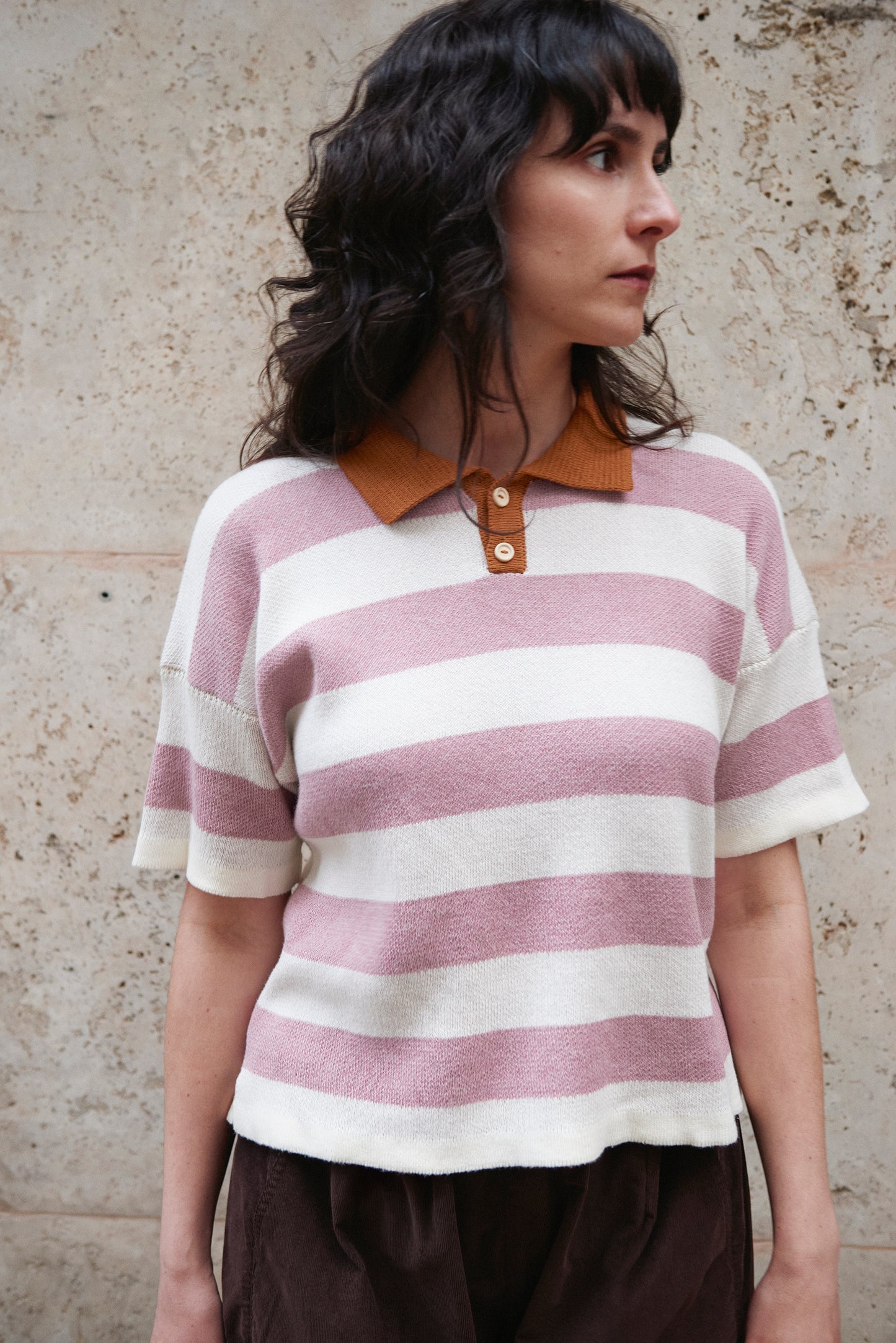 WINNIE top vintage pink stripes - launch in May