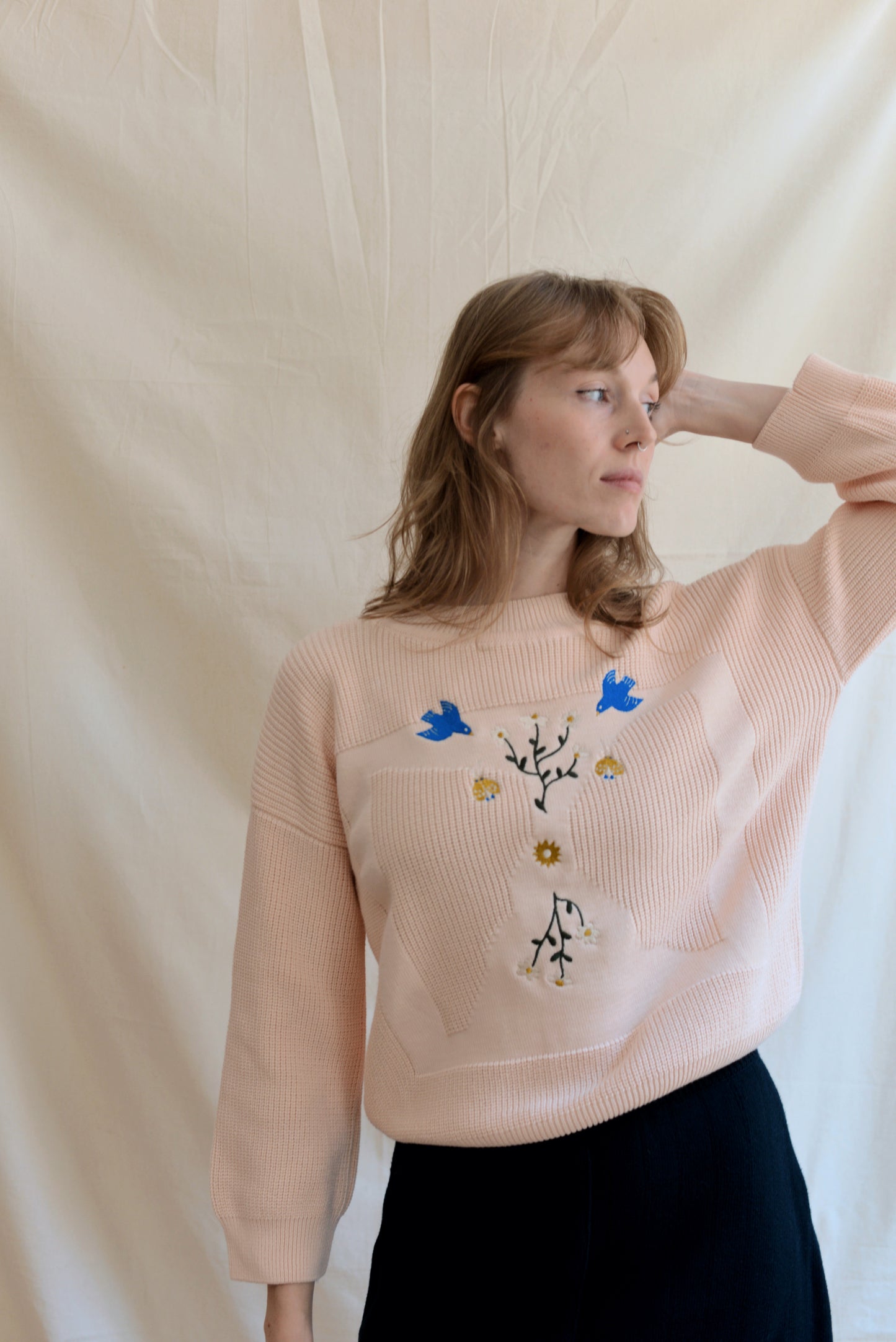 x Sarah Neuendorf collab MOA jumper light