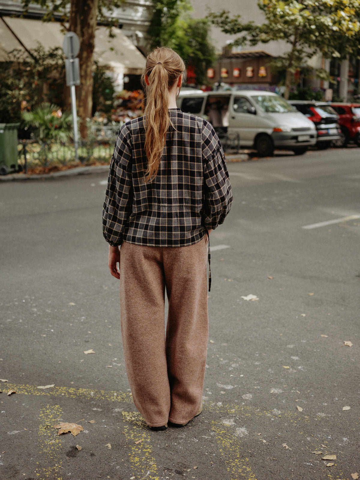 HERA SHIRT black butter plaid - PREORDER