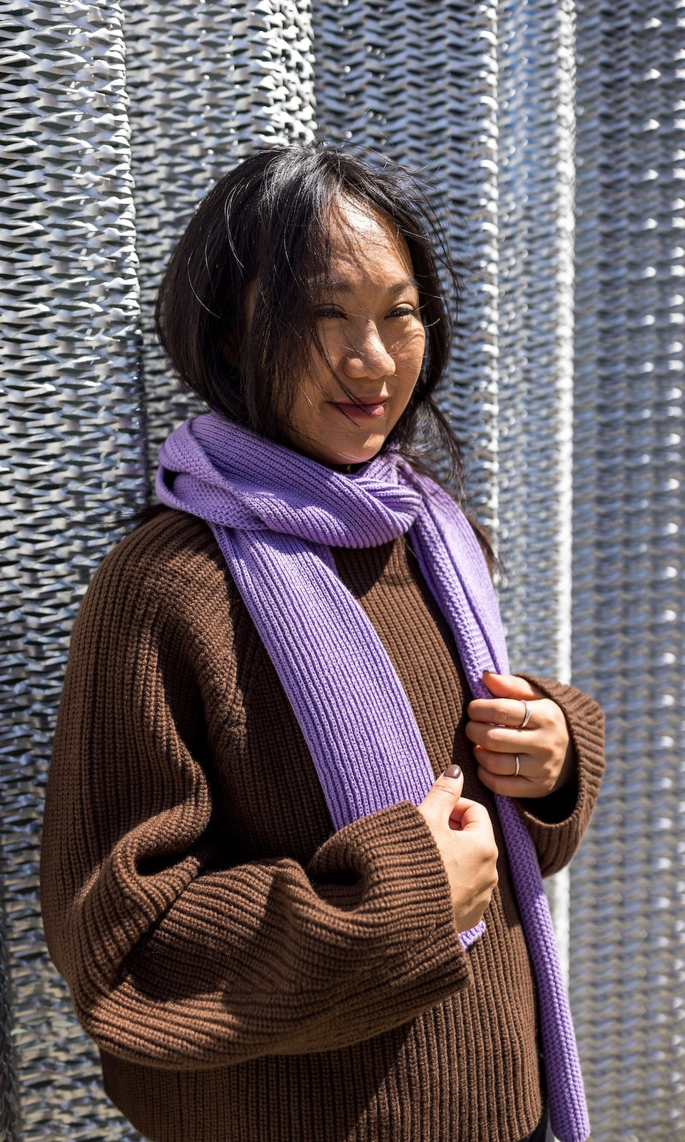 x abricot coco scarf lilac