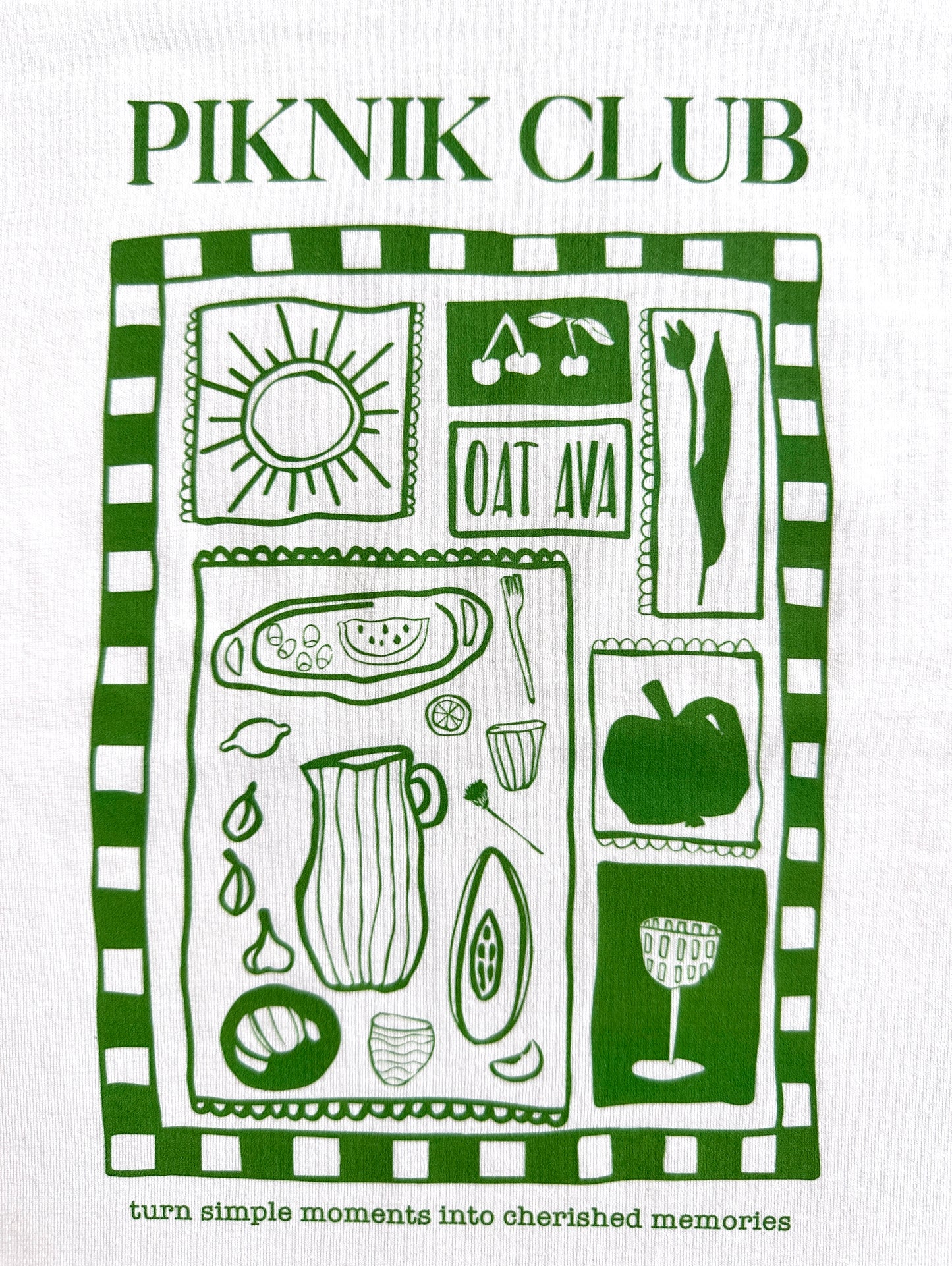 PIKNIK CLUB T-shirt morning dew