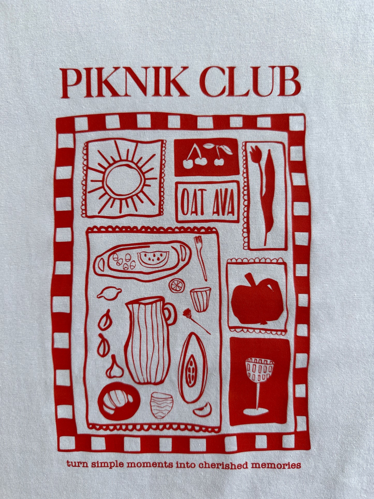 PIKNIK CLUB T-shirt lavander scone