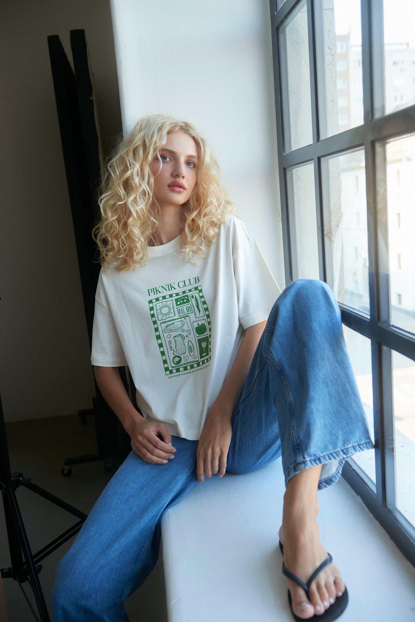 PIKNIK CLUB T-shirt morning dew