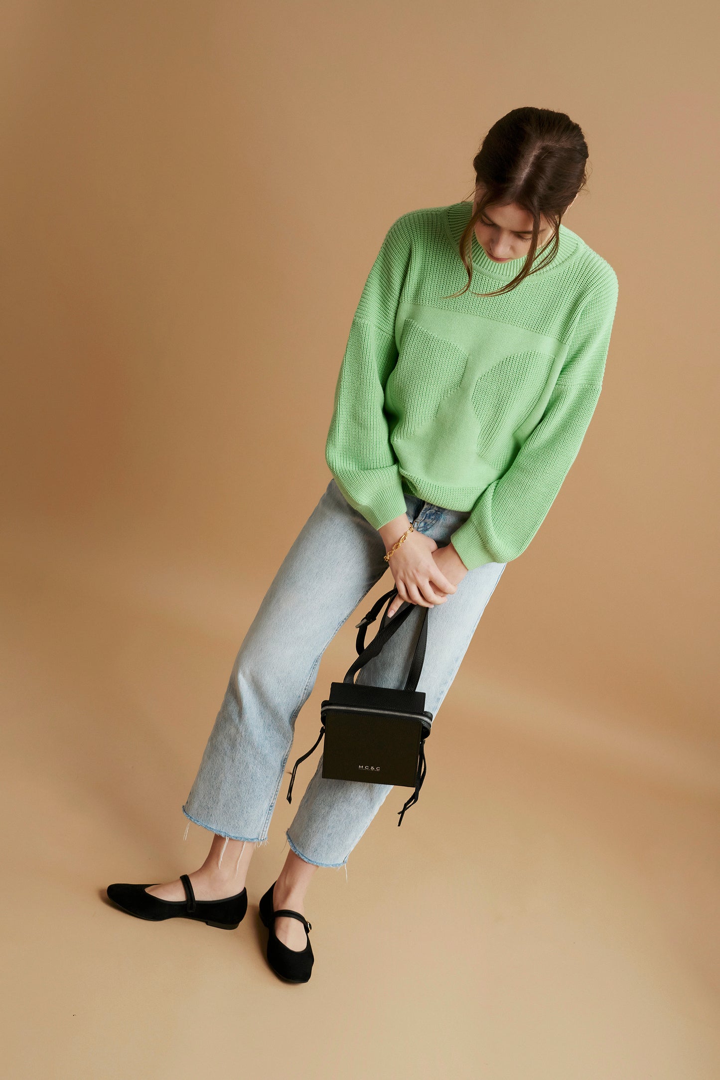 MOA jumper matcha