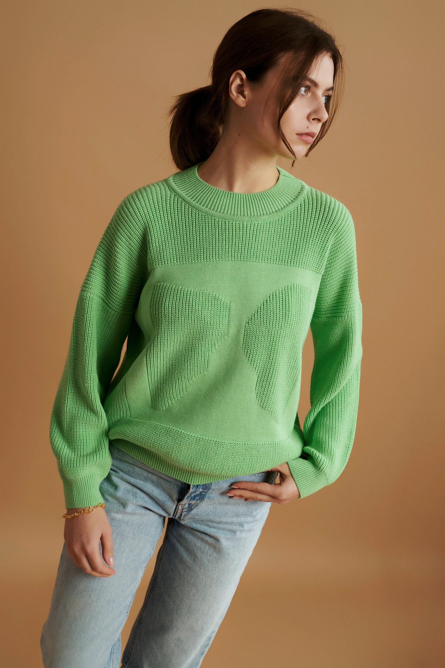 MOA jumper matcha