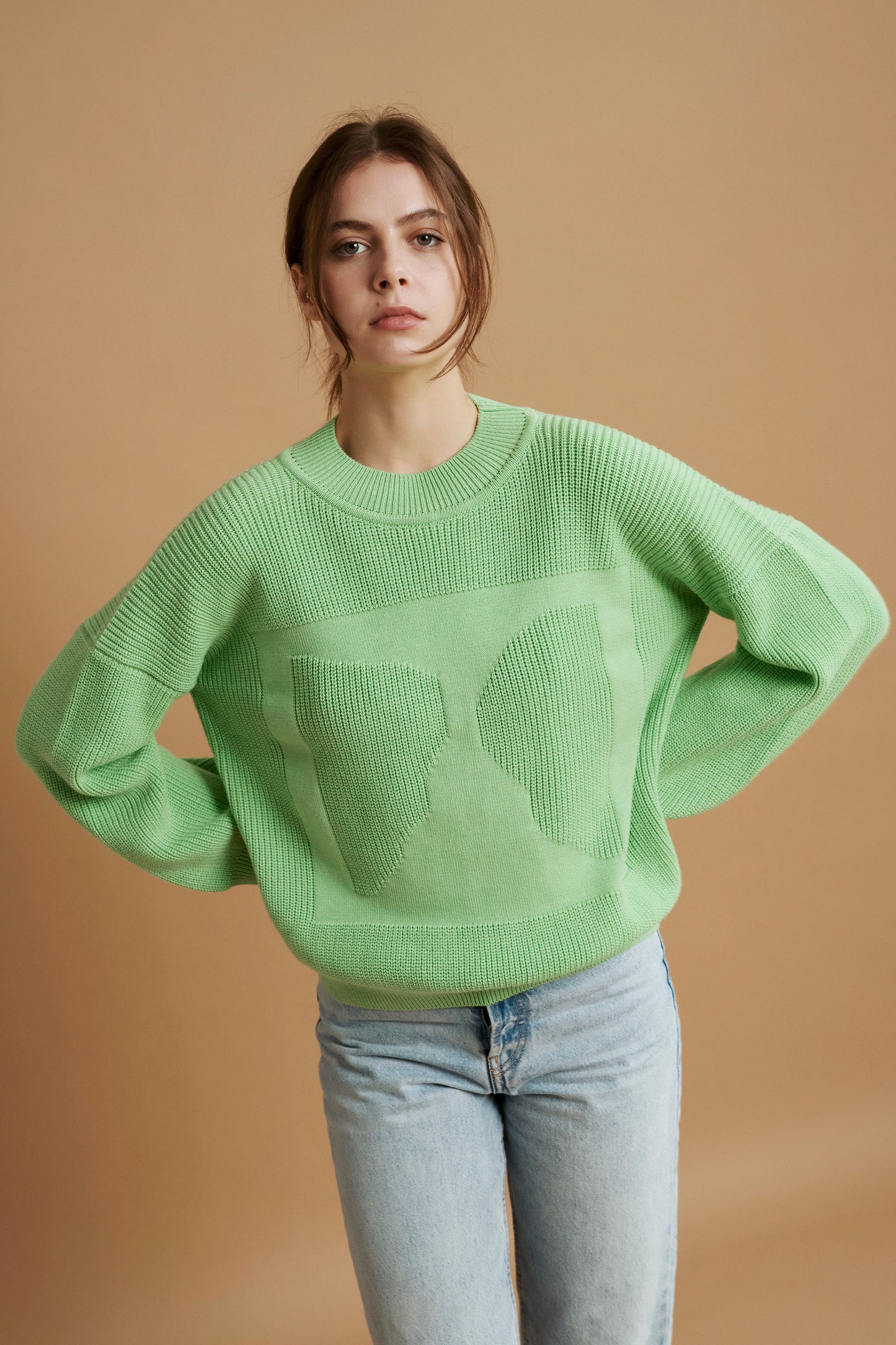 MOA jumper matcha