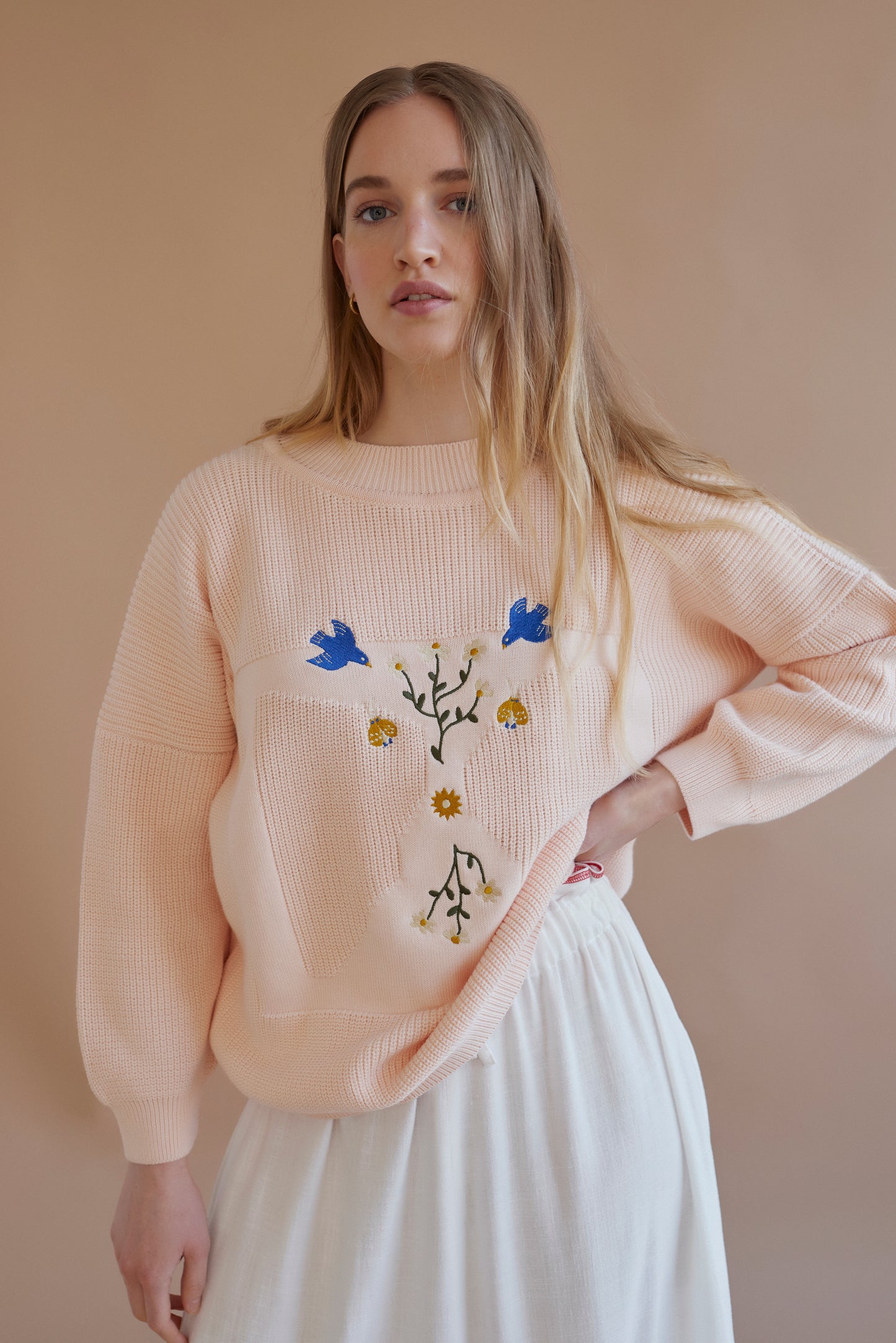 x Sarah Neuendorf collab MOA jumper light
