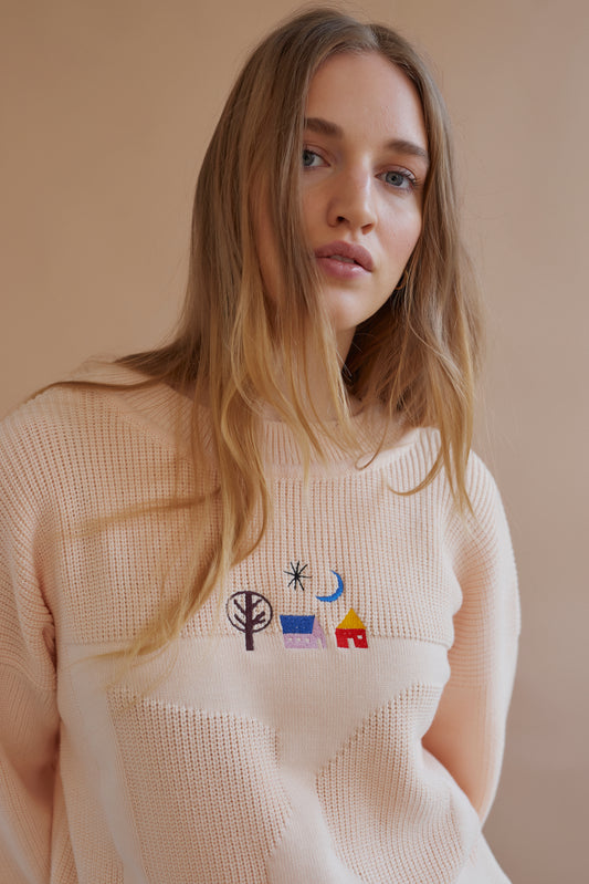 x Ulrike Lea Moormann collab MOA jumper light