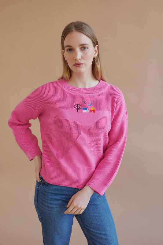 x Ulrike Lea Moormann collab MOA jumper lotus