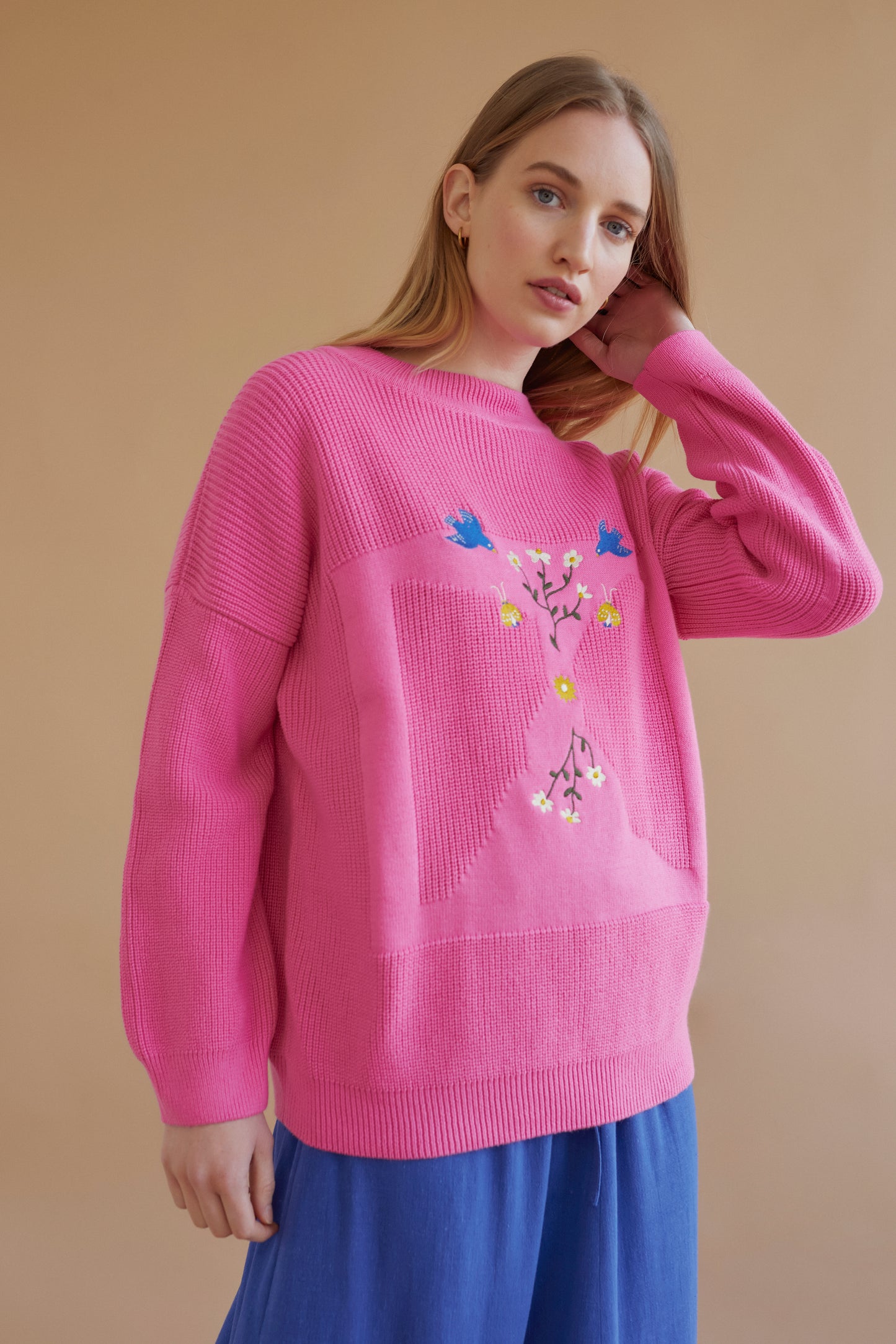 x Sarah Neuendorf collab MOA jumper lotus
