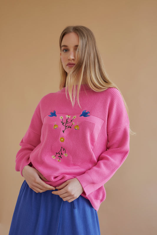 x Sarah Neuendorf collab MOA jumper lotus