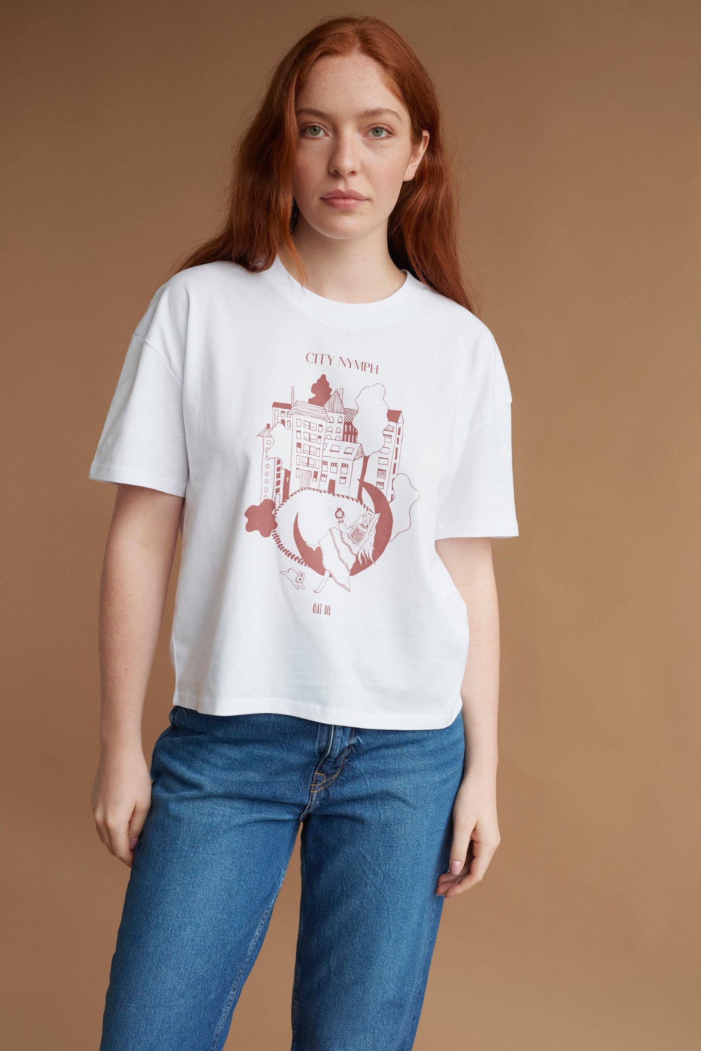 City Nymph T-shirt milk