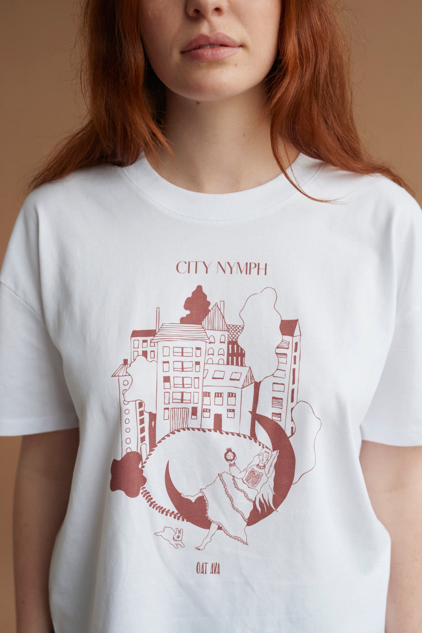 City Nymph T-shirt milk