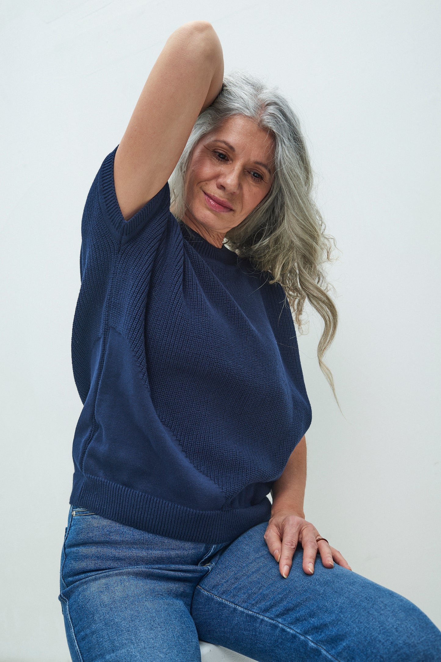 MOOM top blue