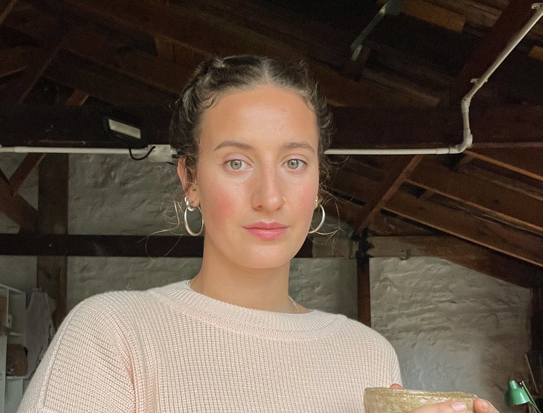 Madeleine Kemsley in OAT AVA collab jumper