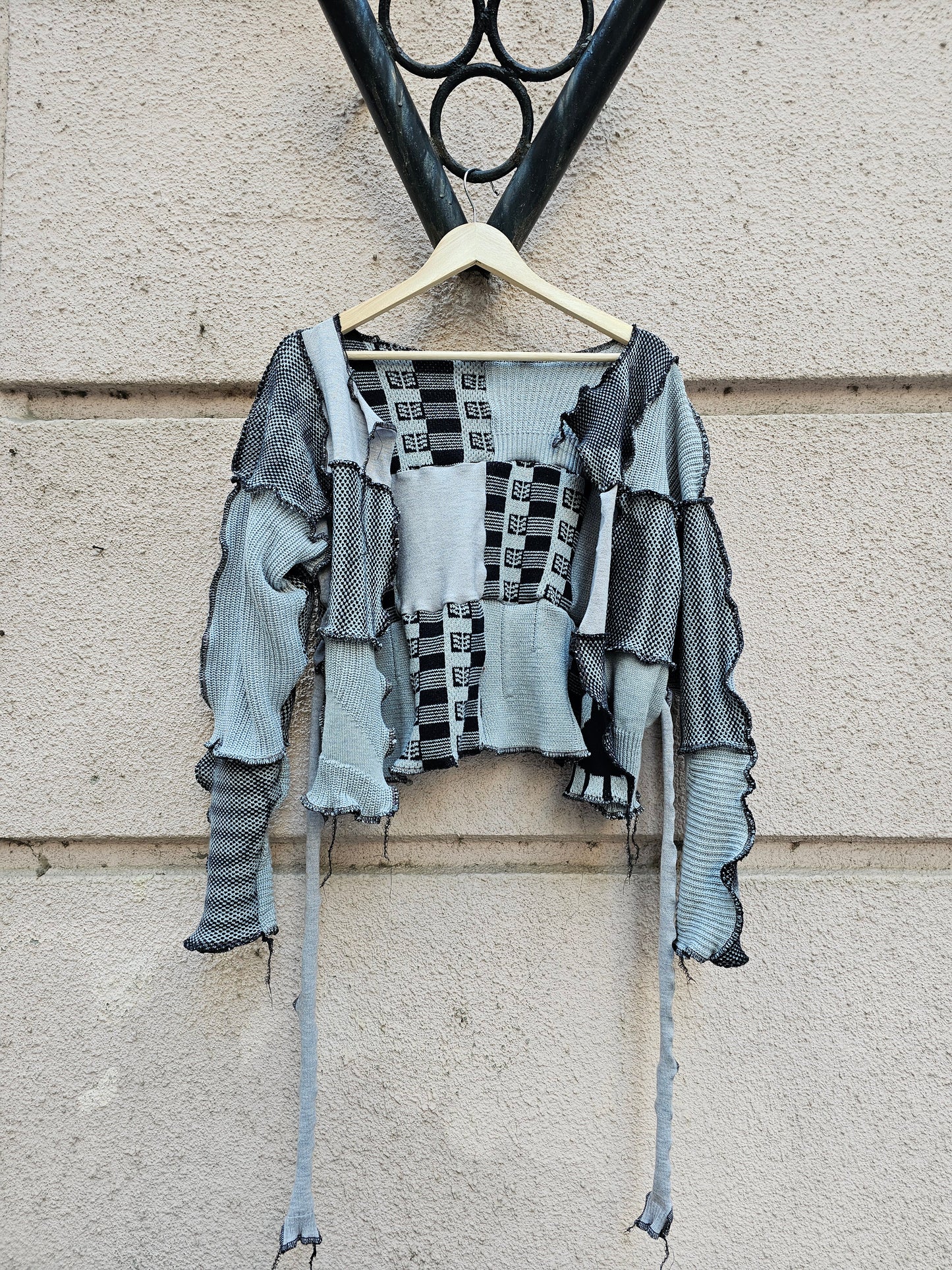 x BORBALA collab cardigan / grey