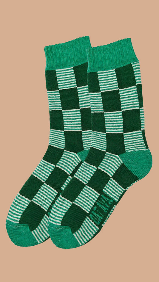 winter socks forest chess