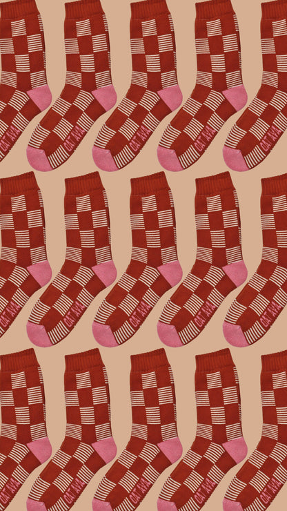 winter socks brick chess