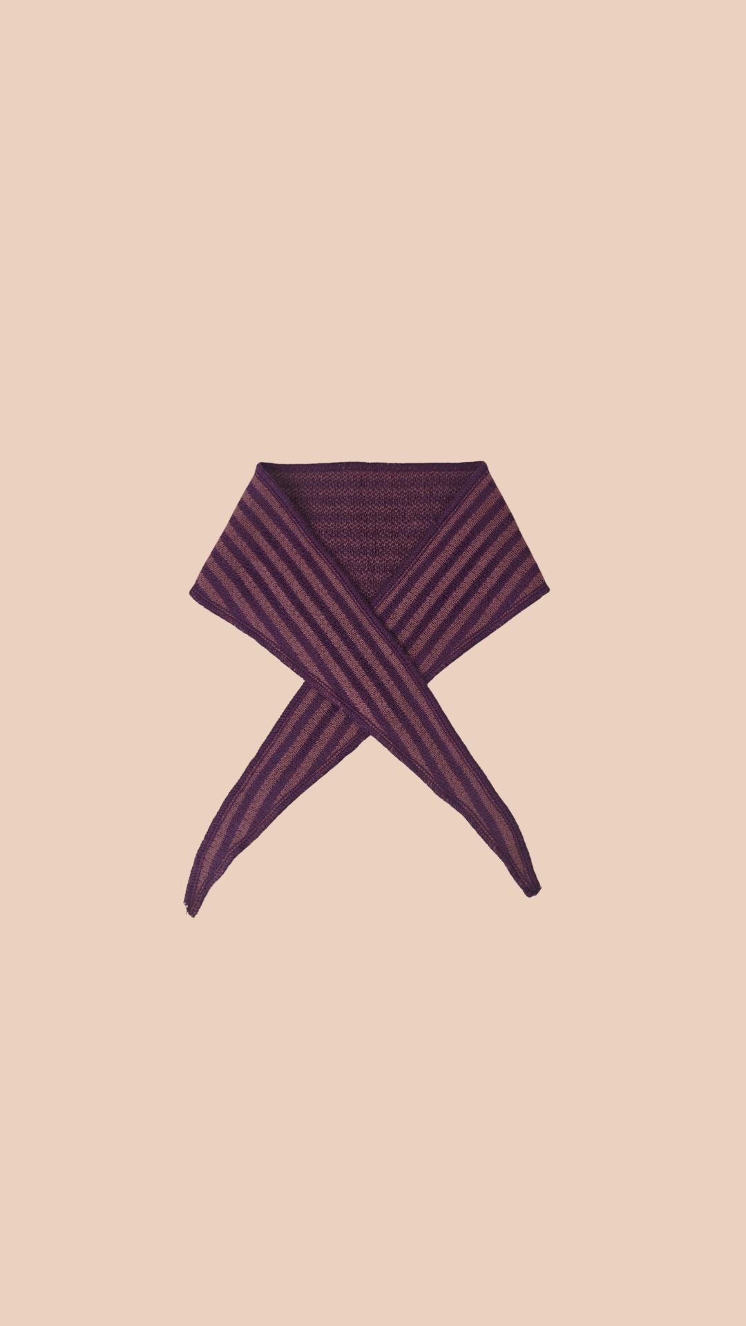 mini scarf purple mountain