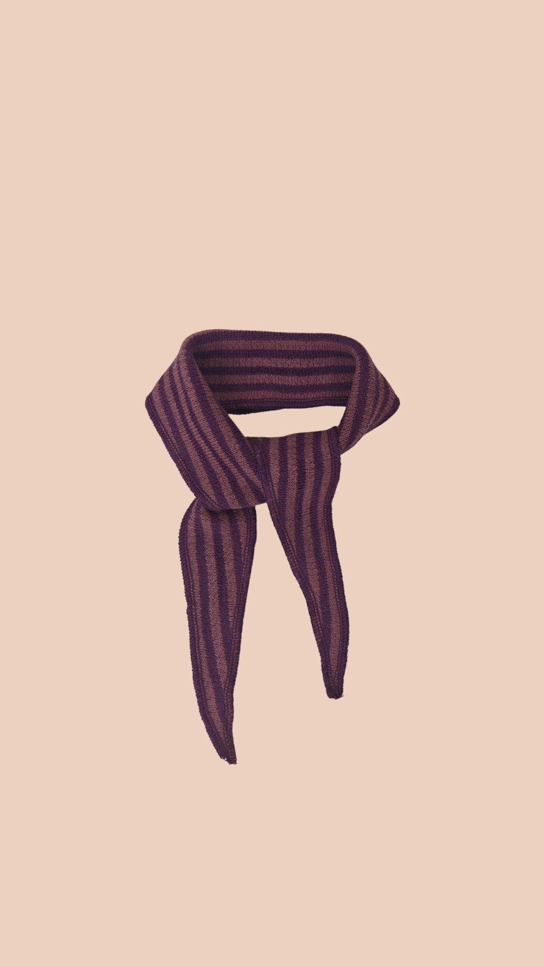 mini scarf purple mountain
