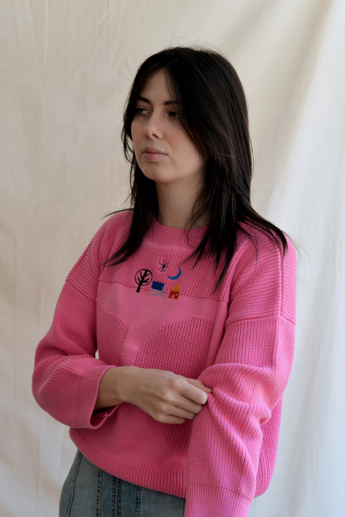 x Ulrike Lea Moormann collab MOA jumper lotus