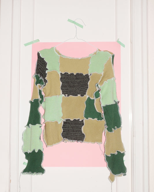 x BORBALA collab jumper slim / green