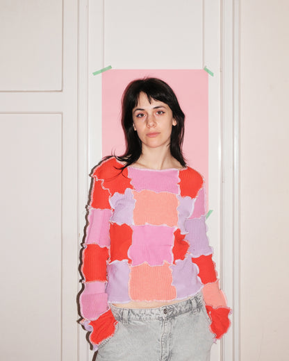 x BORBALA collab jumper slim / pink