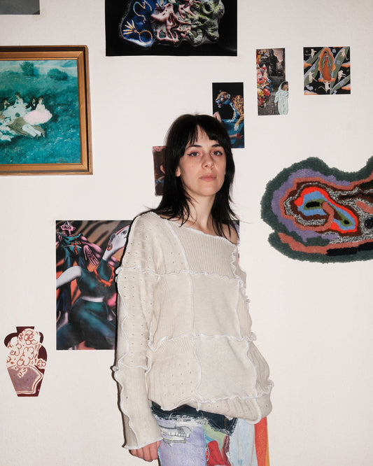 x BORBALA collab jumper long / natur