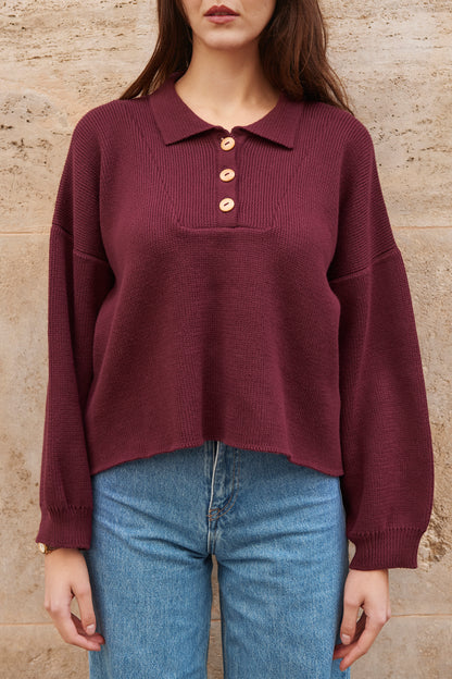 LEISURE jumper rosewood