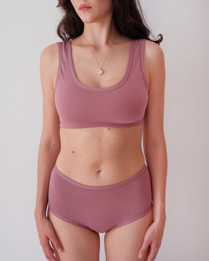x Être Organic Underwear BRIEF mauve