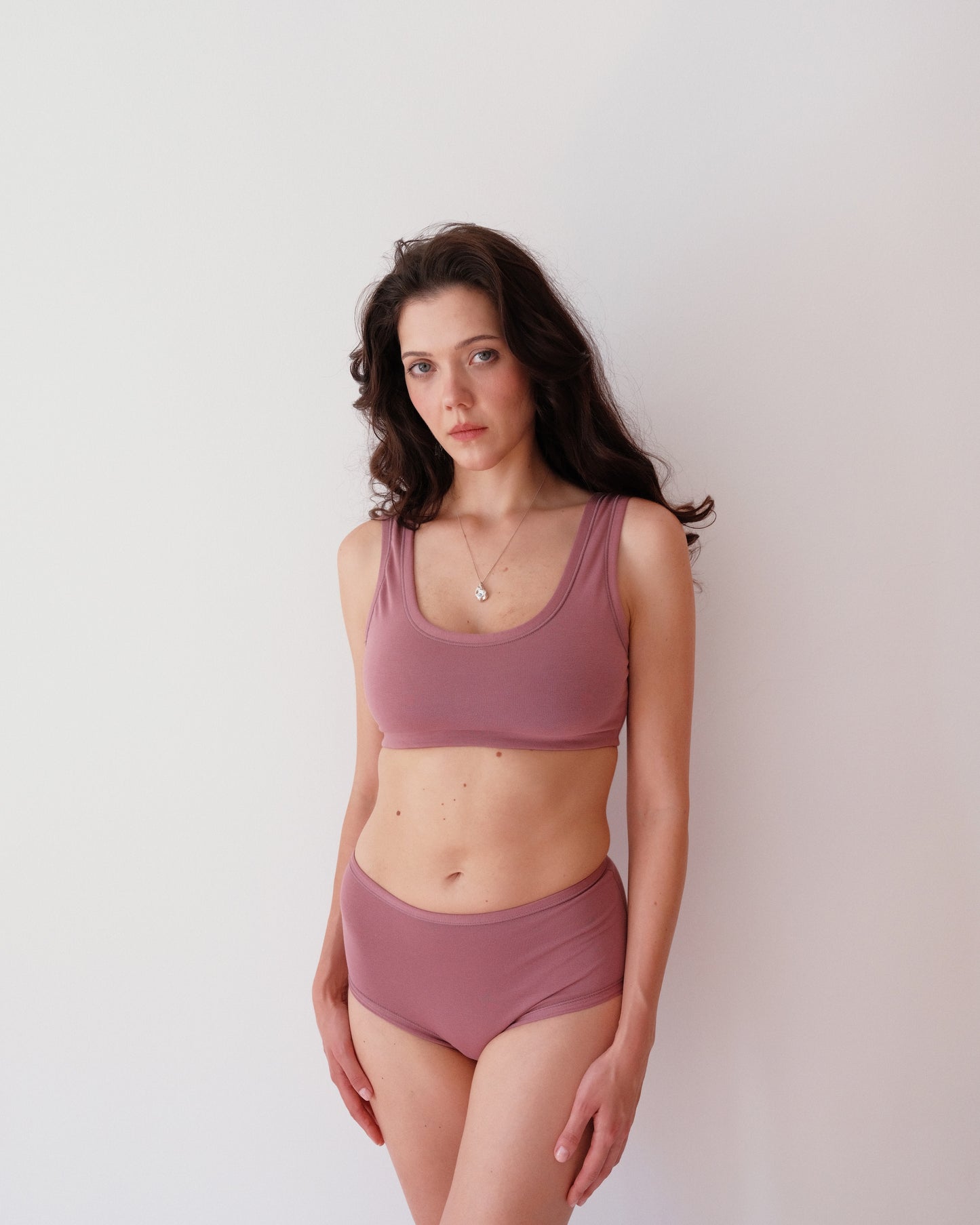 x Être Organic Underwear BRIEF mauve
