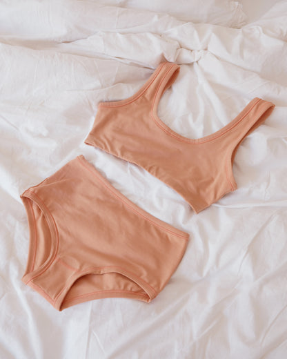 x Être Organic Underwear LINGERIE matching SET