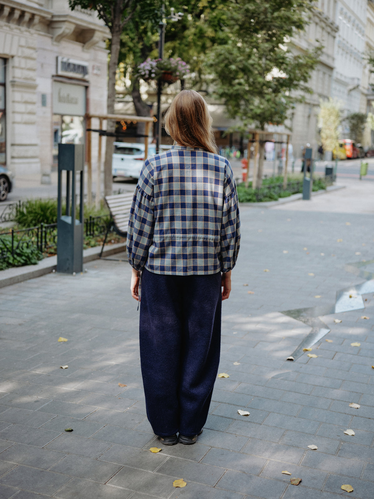 HERA SHIRT sea moon plaid - PREORDER