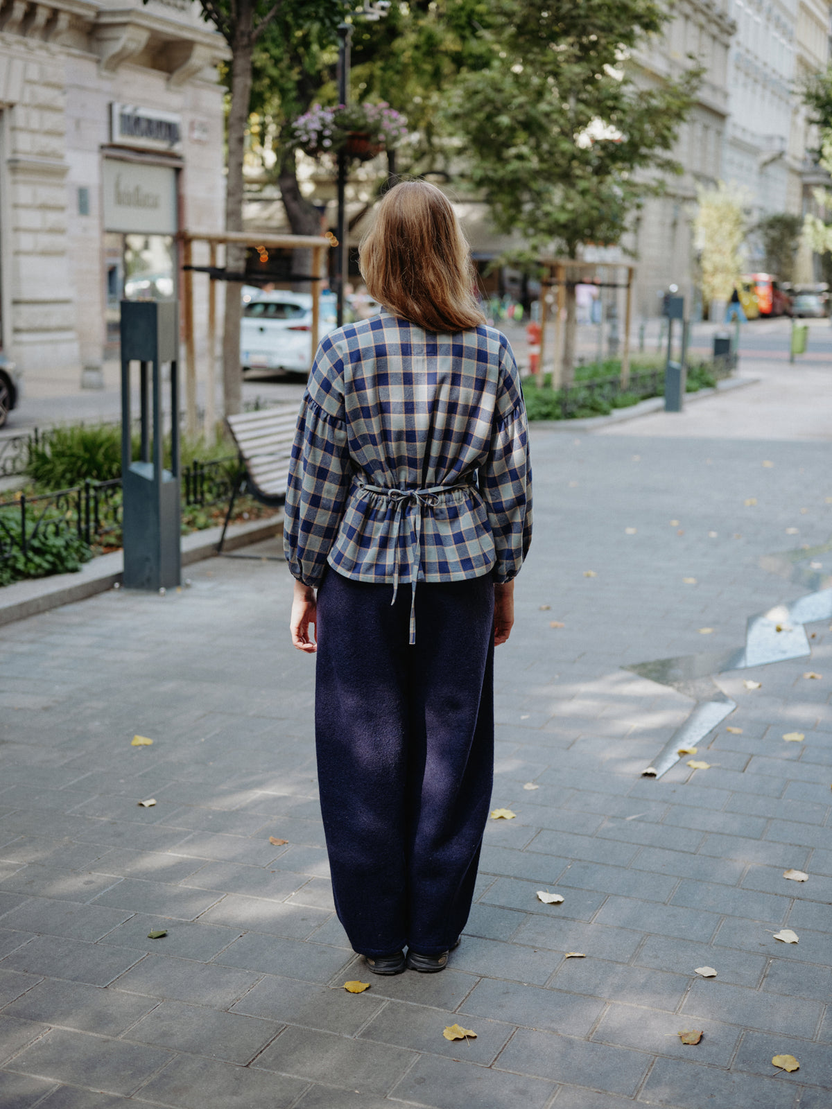 HERA SHIRT sea moon plaid - PREORDER
