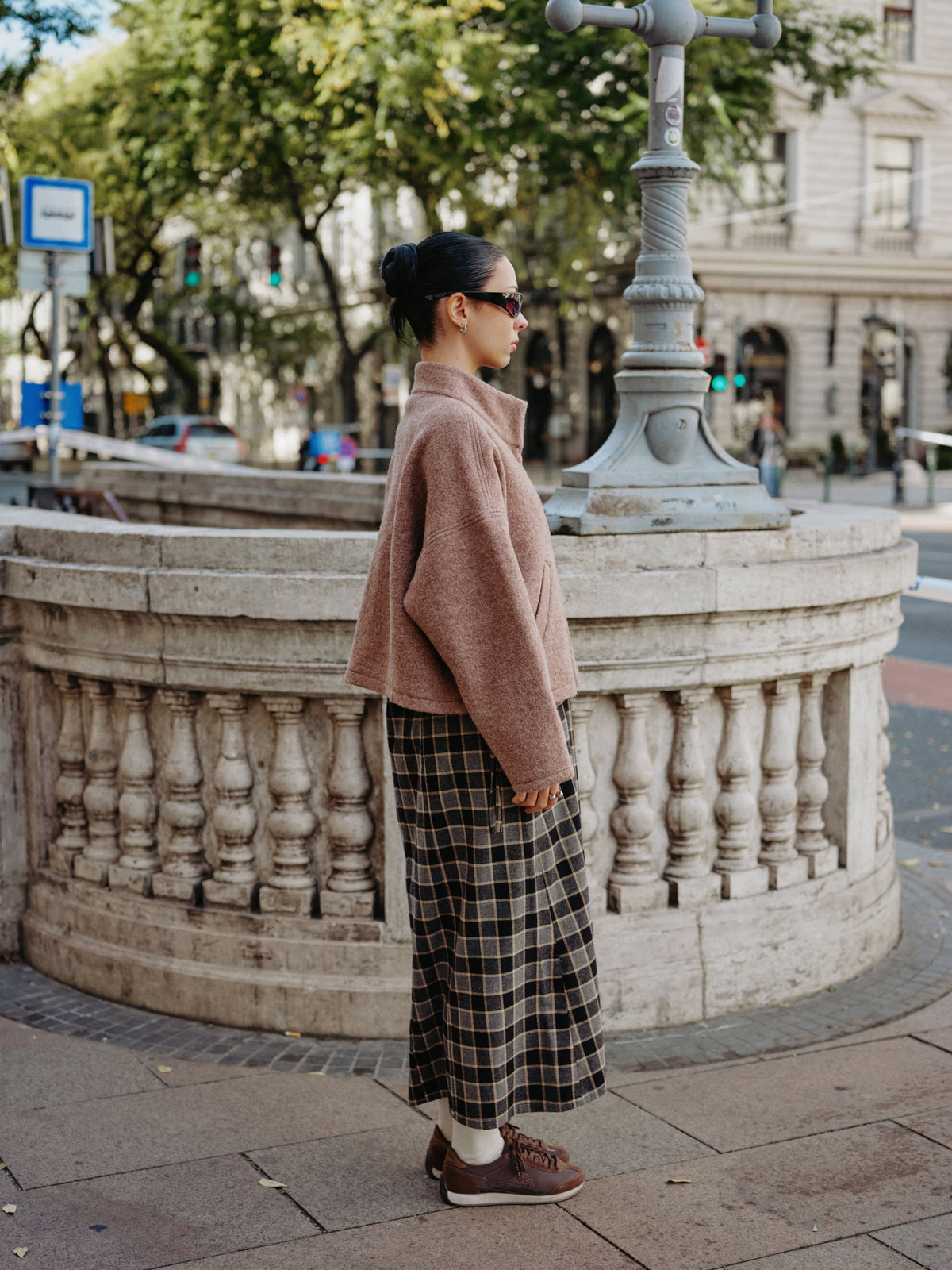 WOOL BOMBER jacket truffle - PREORDER