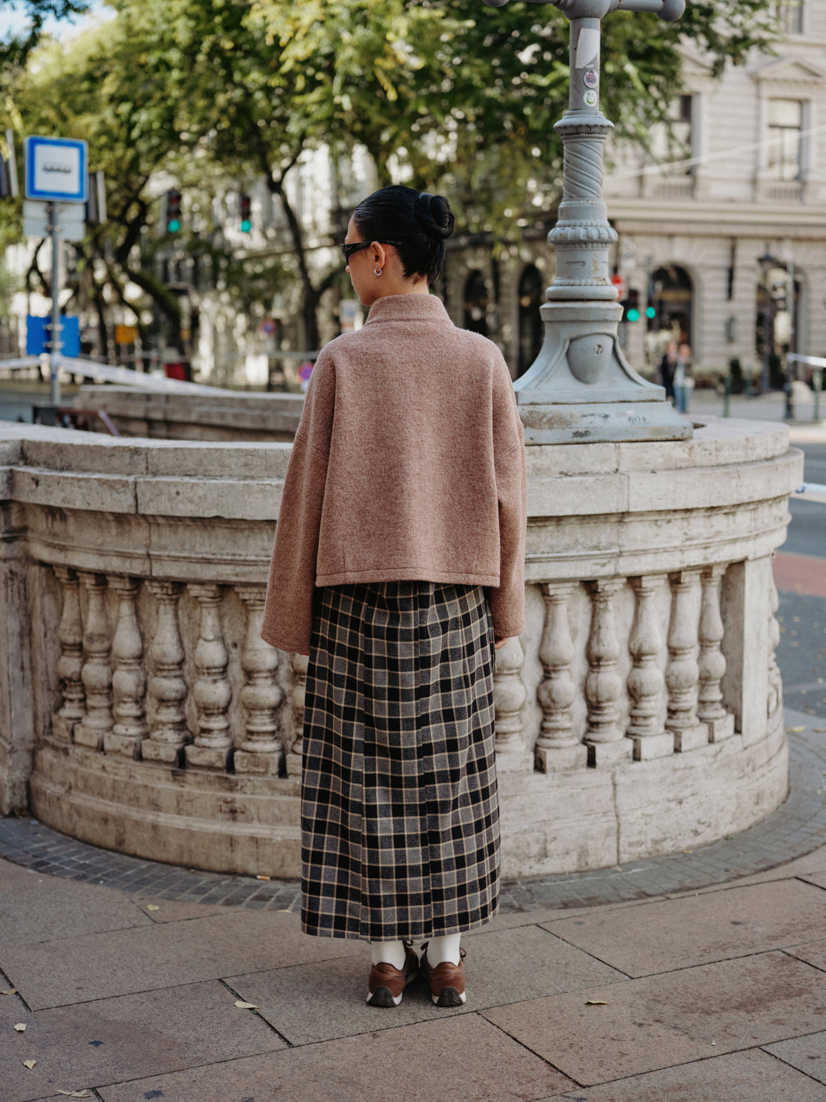 WOOL BOMBER jacket truffle - PREORDER