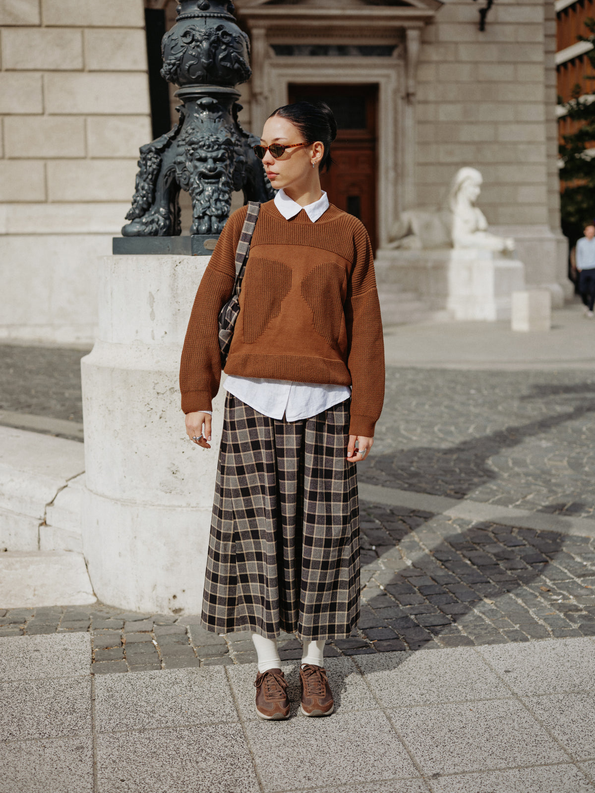 OONA BAG black butter plaid