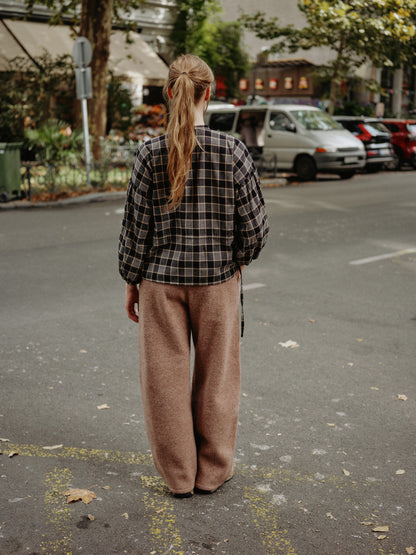 HERA SHIRT black butter plaid - PREORDER