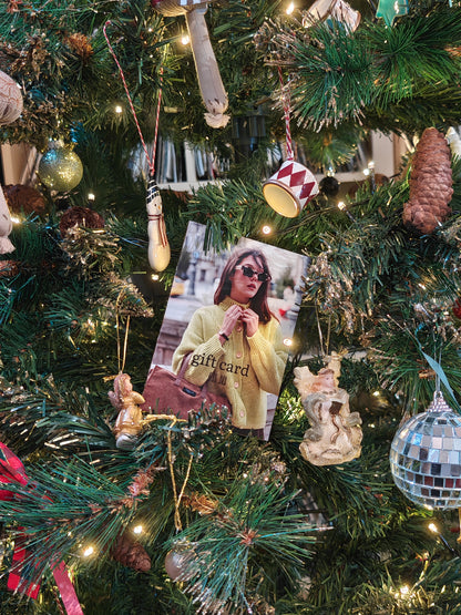 OAT AVA gift card - a printed voucher