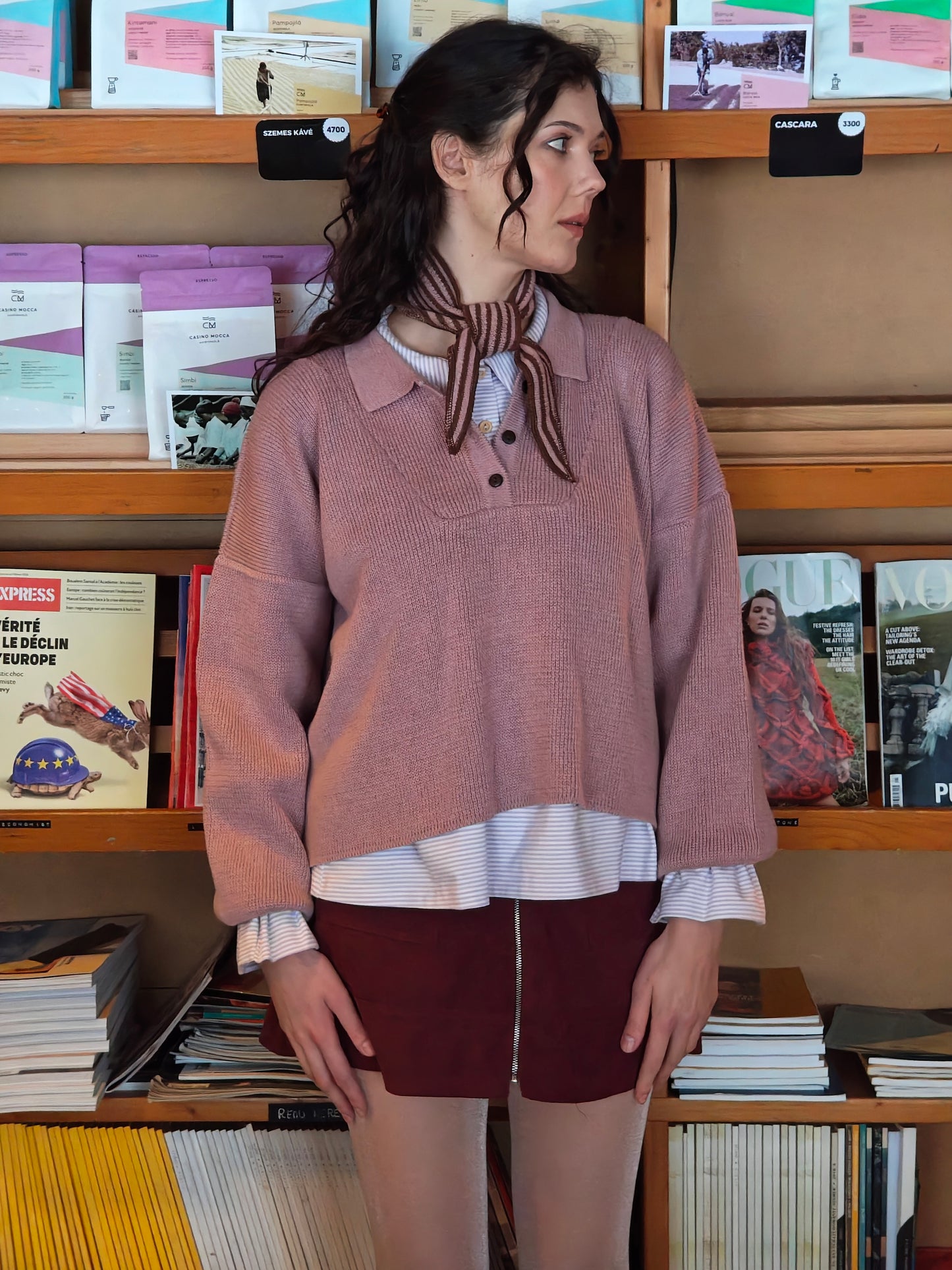 LEISURE jumper vintage pink