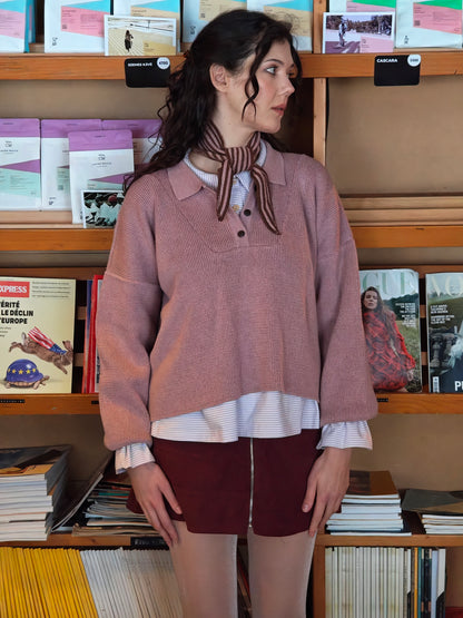 LEISURE jumper vintage pink