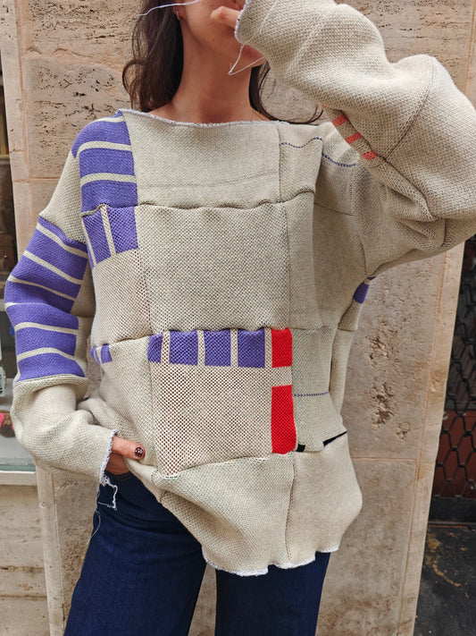 x BORBALA collab jumper long / twill / version 2