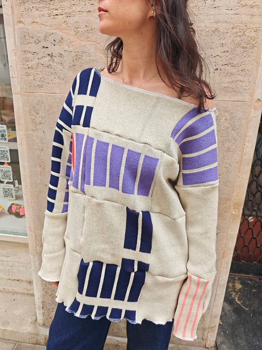 x BORBALA collab jumper long / twill / version 1