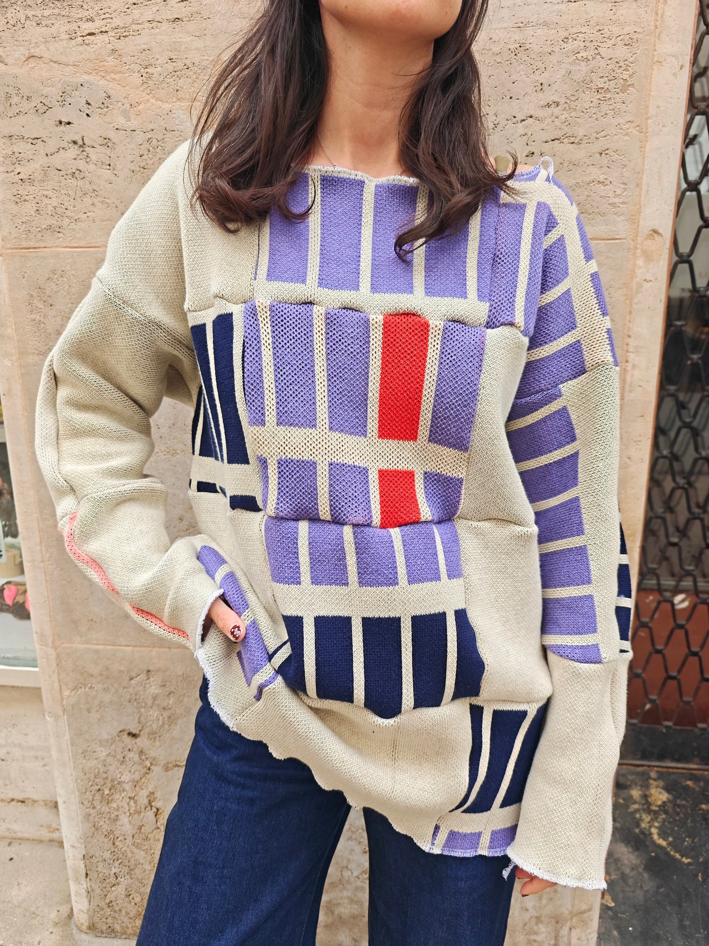 x BORBALA collab jumper long / twill / version 1