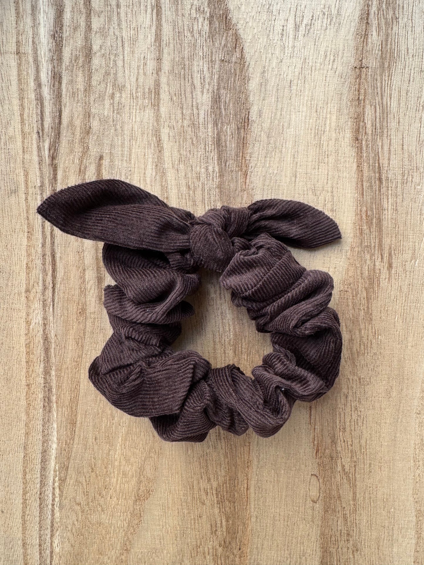 Scrunchie baby cord brown