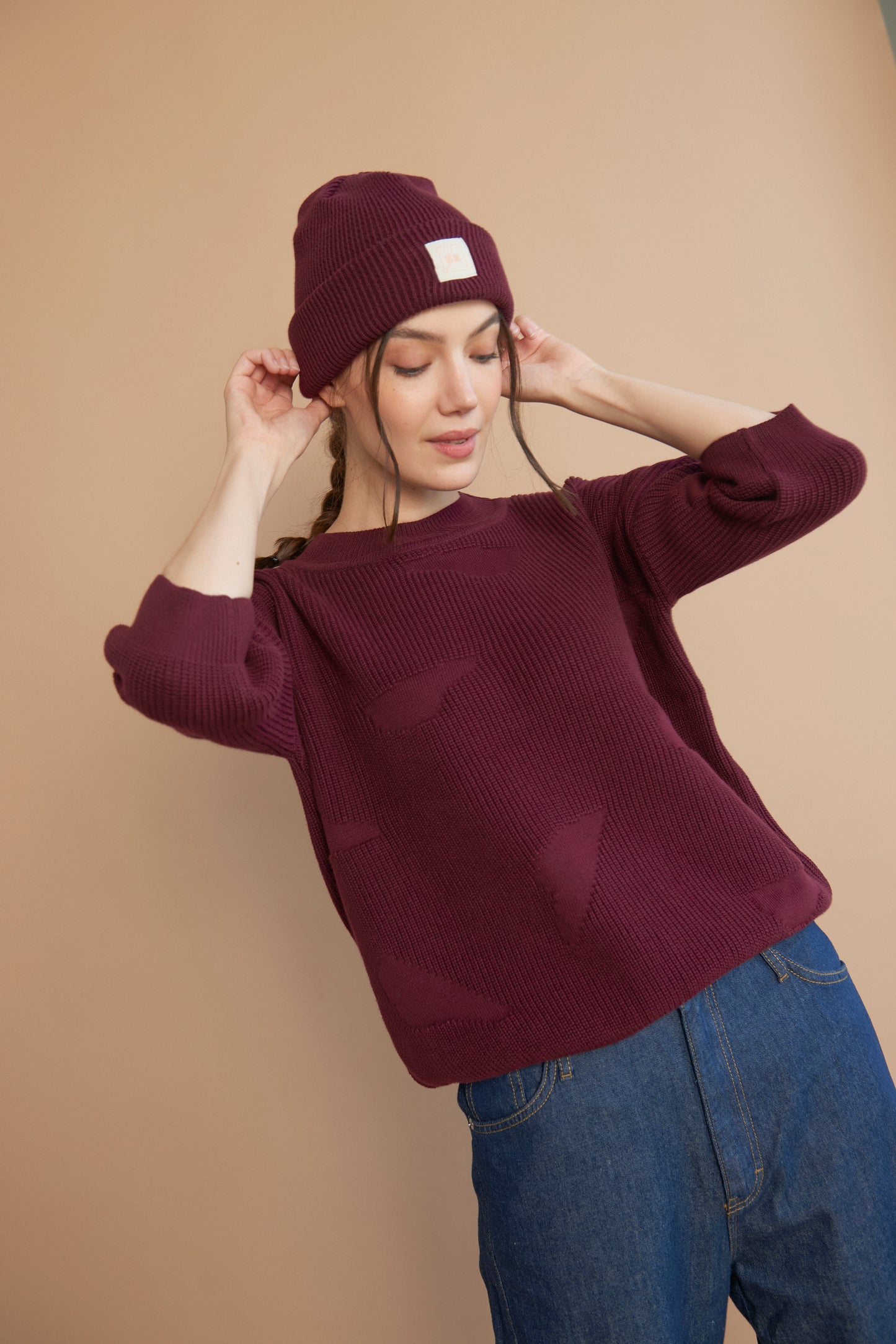 AME beanie rosewood