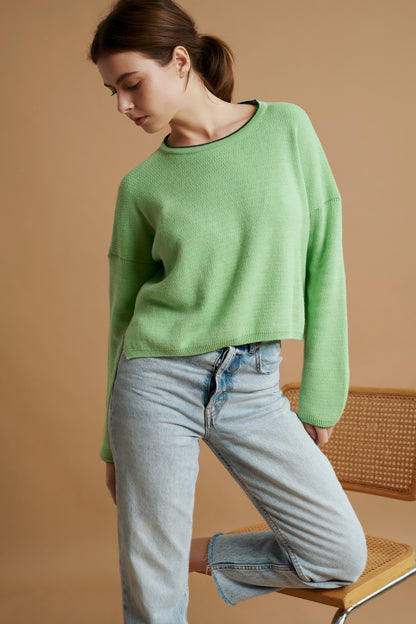 archive APRIL jumper matcha